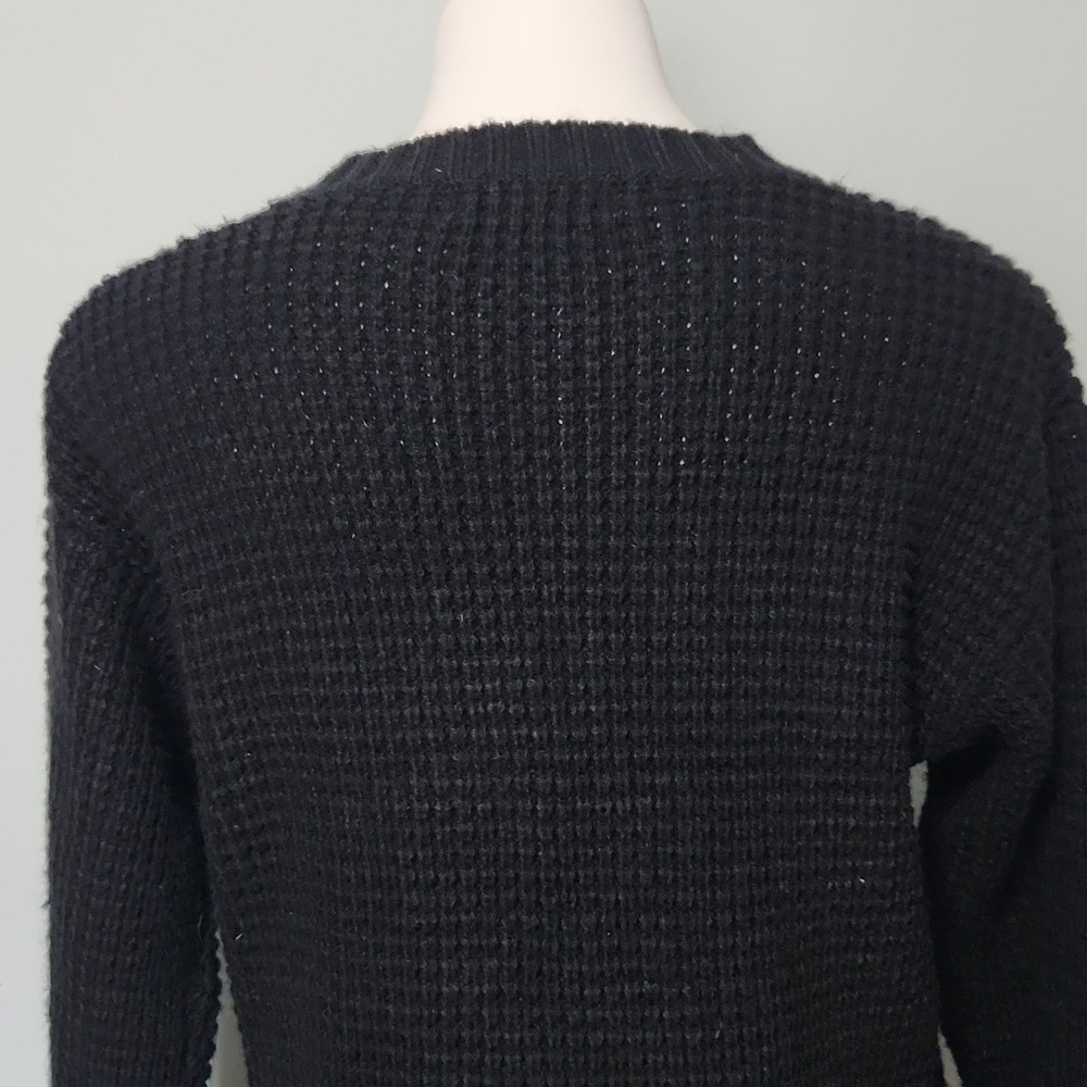 Fashion Black Acrylic Sweater - Picture 10 of 13